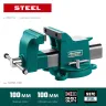 Тиски KRAFTOOL STEEL стальные 32701-100 купить в Сургуте