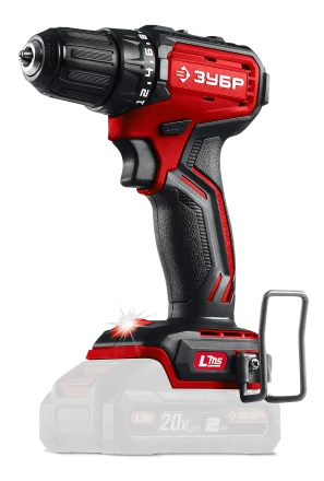 ЗУБР 20 В, 45 Нм, без АКБ (LMS), бесщеточная дрель-шуруповерт (ДБ-45) купить в Сургуте