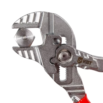 Клещи переставные — гаечный ключ КВТ 180 мм с кнопочной самофиксацией (82147) купить в Сургуте