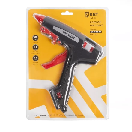 Пистолет клеевой КВТ КП-100-11 100 Вт,  стержня 11 мм (87967) купить в Сургуте
