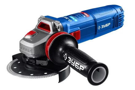 ЗУБР 1100 Вт, d125 мм, УШМ, регулировка оборотов, фланец МИГ, Профессионал (УШМ-П125-1105 Э) купить в Сургуте