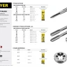 Плашка круглая ручная STAYER "MASTER", сталь 9ХС, для трубной резьбы G 1`` 28029-1 купить в Сургуте