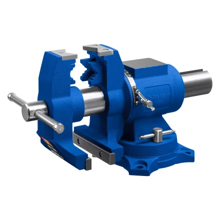 ЗУБР ЭКСПЕРТ-3D, 150 мм, многофункциональные слесарные тиски (32712-150) купить в Сургуте