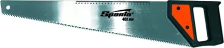 Ножовка по дереву 400 мм 5-6 TPI каленый зуб линейка пластиковая рукоятка SPARTA 232305 купить в Сургуте