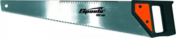 Ножовка по дереву 400 мм 5-6 TPI каленый зуб линейка пластиковая рукоятка SPARTA 232305 купить в Сургуте