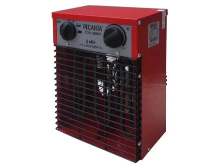 Тепловая пушка электрическая РЕСАНТА ТЭП-3000Н купить в Сургуте