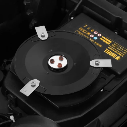 Робот-газонокосилка Grass Master 1000, ультразвуковой датчик, 3 Ач, LCD дисплей, Wi-Fi // Denzel купить в Сургуте