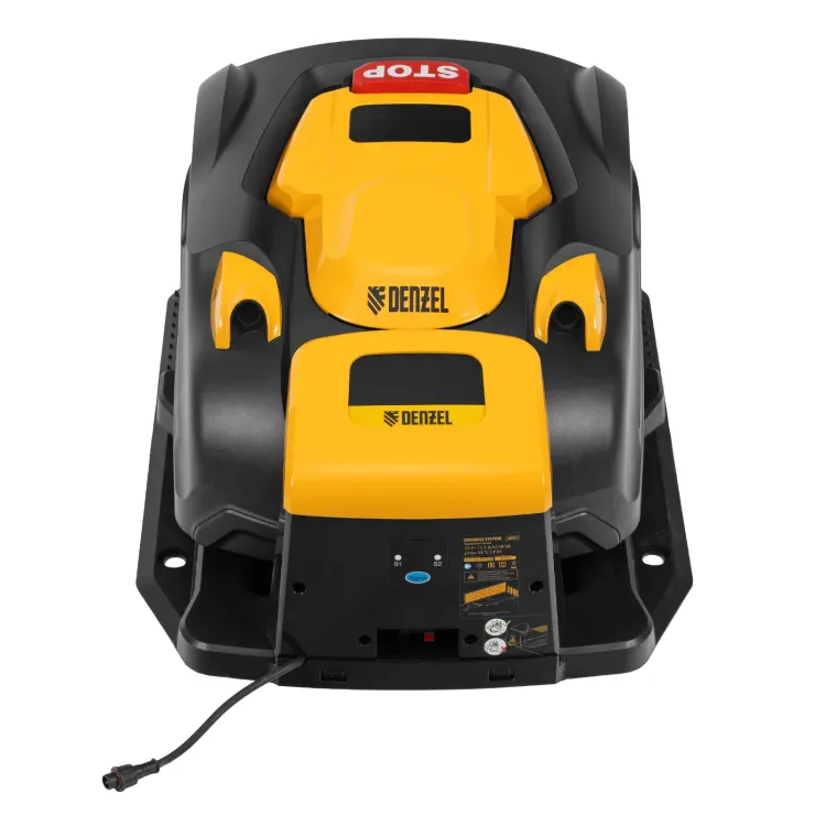 Робот-газонокосилка Grass Master 1000, ультразвуковой датчик, 3 Ач, LCD дисплей, Wi-Fi // Denzel купить в Сургуте