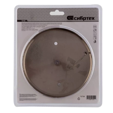 Сверло по керамической плитке и стеклу Сибртех 72738, 150 х 55 мм, шестигранный хвостовик, с центрующим сверлом купить в Сургуте