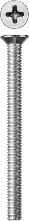 Винт ЗУБР &quot;МАСТЕР&quot; DIN 965, класс прочности 4.8, оцинкованный, M6x75мм, 5кг 303110-06-075 купить в Сургуте