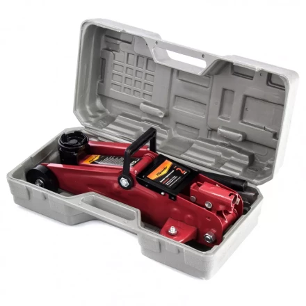 Домкрат гидравлический подкатной 2 т h подъема 125–300 мм в кейсе  SPARTA 510085 купить в Сургуте