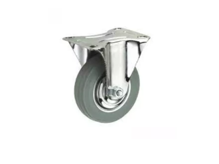 Колесо неповоротное серая резина FC 63 f 160 мм 1027209 купить в Сургуте