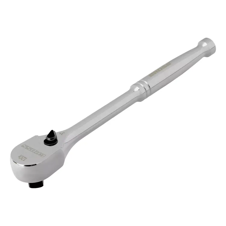 Ключ-трещотка 3/8" Gross 14051, CrV, 120 зубьев, цельнометаллический, хром купить в Сургуте