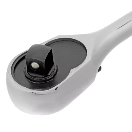 Ключ-трещотка 3/8&quot; Gross 14051, CrV, 120 зубьев, цельнометаллический, хром купить в Сургуте