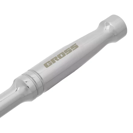 Ключ-трещотка 3/8&quot; Gross 14051, CrV, 120 зубьев, цельнометаллический, хром купить в Сургуте