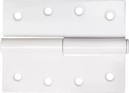 Петля дверная STAYER &quot;MASTER&quot; разъемная, цвет белый, левая, 100мм 37613-100-2L купить в Сургуте