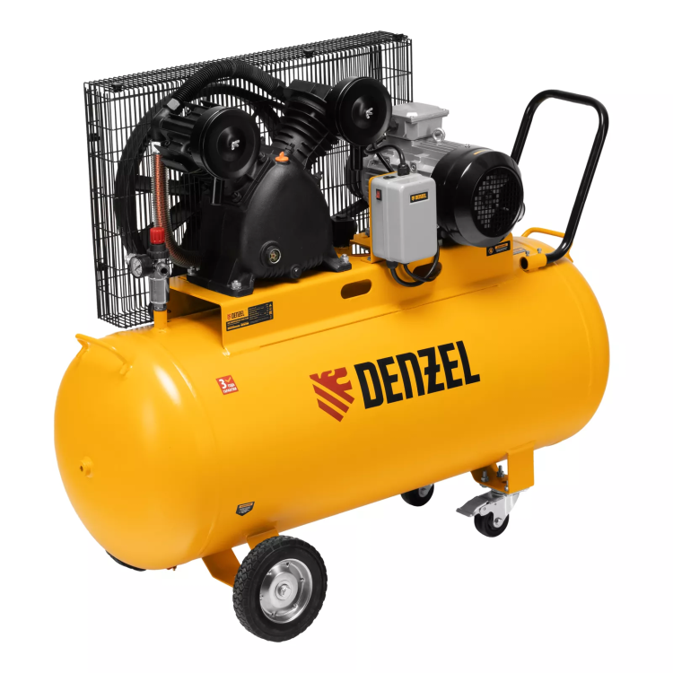 Компрессор воздушный рем. привод Denzel BCV 4000-T/200, 4,0 кВт, 200 литров, 690 л/мин купить в Сургуте