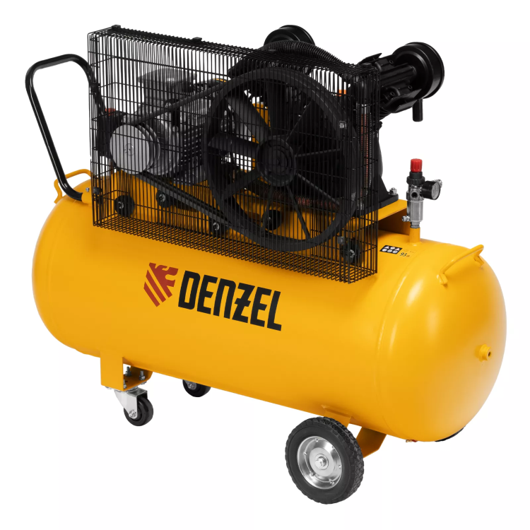 Компрессор воздушный рем. привод Denzel BCV 4000-T/200, 4,0 кВт, 200 литров, 690 л/мин купить в Сургуте