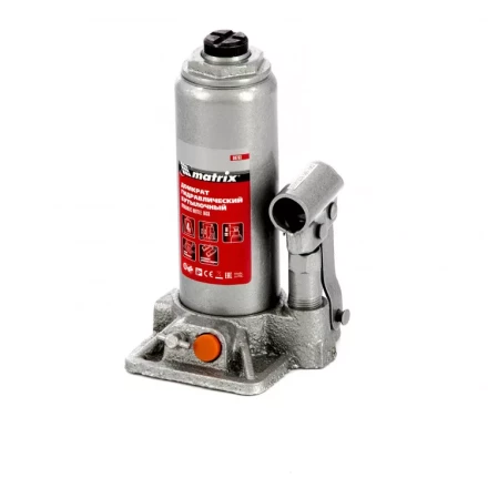Домкрат гидравлический бутылочный 4 т Matrix 50763 купить в Сургуте