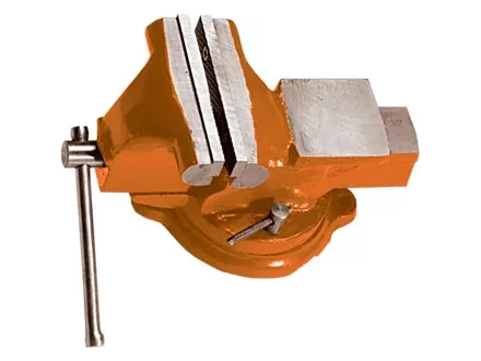 Тиски слесарные 100 мм поворотные с наковальней  SPARTA 186235 купить в Сургуте