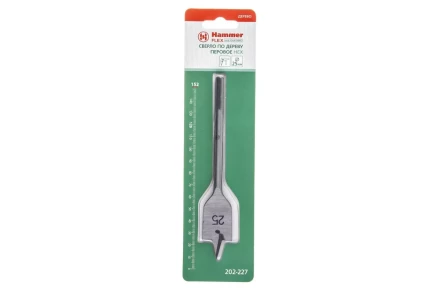 Сверло по дереву HAMMER Ф25х152мм (DR WD SP 25мм*152мм) купить в Сургуте