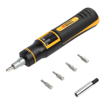 Отвертка реверсивная с револьверным механизмом Denzel 7711601, 11 шт, сталь S2 купить в Сургуте