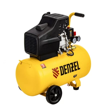 Компрессор воздушный прямой привод DC1700/50, 1.7 кВт, 50 литров, 260 л/мин Denzel 58164 купить в Сургуте