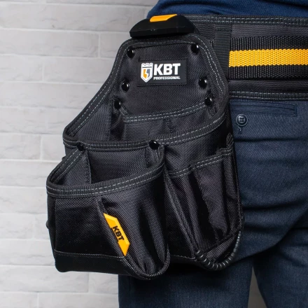 Быстросъемная поясная сумка модульного типа на клипсе с держателем для молотка КВТ СМ-01 (83135) купить в Сургуте