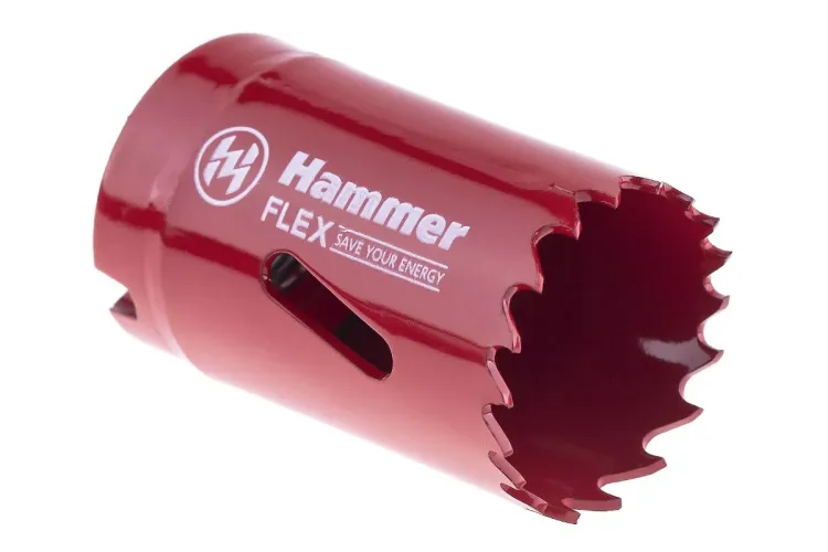 Коронка биметаллическая HAMMER Ф32х38мм 5/8" BiMETALL (224-006) купить в Сургуте