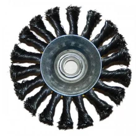 Щетка для УШМ дисковая выгнутая М14/115 мм, ст.витая 1/60 51572 купить в Сургуте