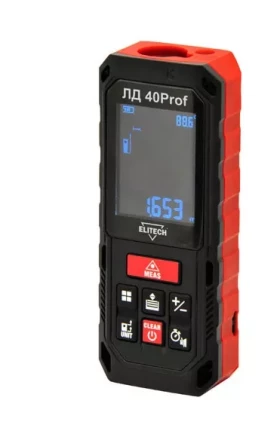 Дальномер лазерный ЛД 40 Prof Elitech купить в Сургуте