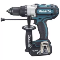 Дрель-шуруповерт аккумуляторная Makita DHP451RFE ударная