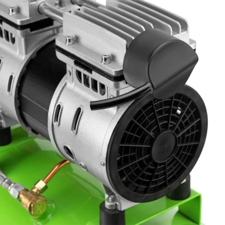 Компрессор безмаслянный малошумный Сибртех МБ 1100/24,1100 Вт, 24 л, 170 л/мин 58006 купить в Сургуте