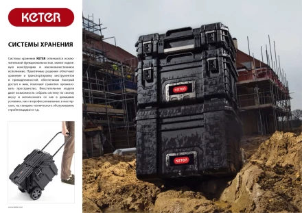 Ящик-органайзер &quot;TECHNICAN&quot;, 19&quot; KETER 38395-19 купить в Сургуте