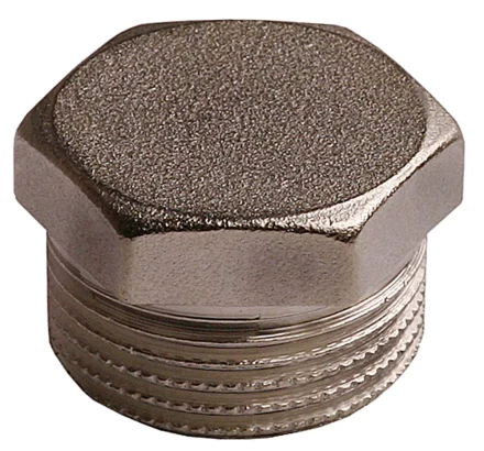 Заглушка GENERAL FITTINGS никелированная латунь, 6-ти гранная головка, наружная резьба, 1&quot; 51097-S-1 купить в Сургуте