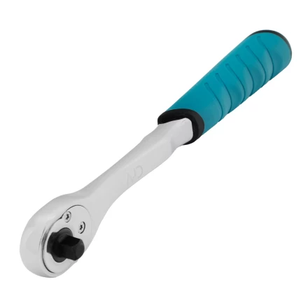 Ключ-трещотка 1/4&quot; Gross 14053, CrV, 90 зубьев, усиленный, хром купить в Сургуте