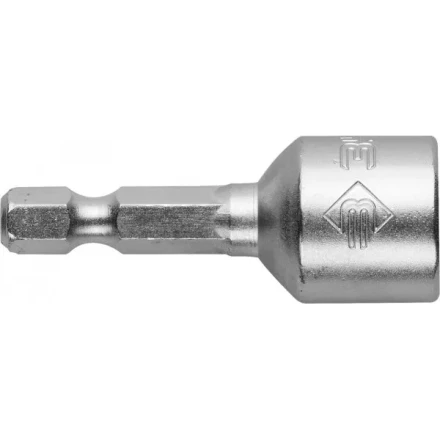 Биты ЗУБР &quot;МАСТЕР&quot; с торцовой головкой, магнитные, Cr-V, тип хвостовика E 1/4&quot;, 13х45мм, 2шт 26392-13-02 купить в Сургуте