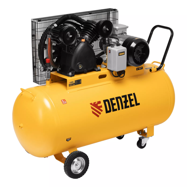 Компрессор воздушный рем. привод Denzel BCV 5500-T/270, 5,5 кВт, 270 литров, 850 л/мин купить в Сургуте