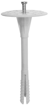 Дюбель ЗУБР &quot;МАСТЕР&quot; для изоляционных материалов полипропиленовый, металлический стержень, 10 x 160 мм, 100 шт 4-301525-10-160_z01 купить в Сургуте