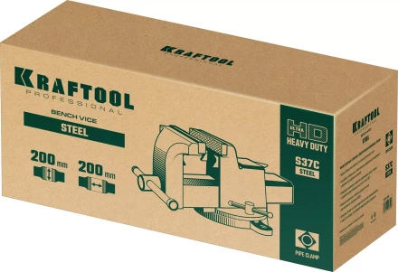 Тиски KRAFTOOL STEEL стальные 32701-200 купить в Сургуте