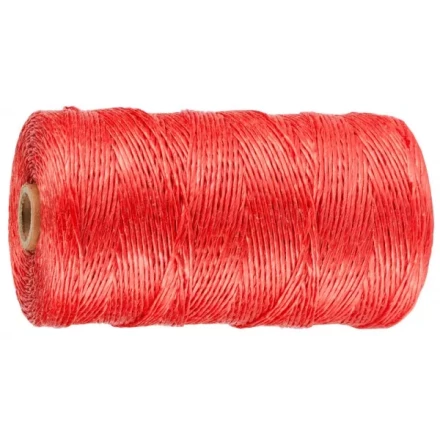 Шпагат STAYER многоцелевой полипропиленовый, d=1,5 мм, красный, 110 м, 32 кгс, 0,8 ктекс 50079-110 купить в Сургуте