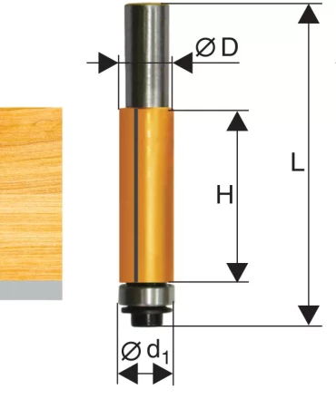 Фреза кромочная прямая ф95х13мм хв 8мм 10520 купить в Сургуте