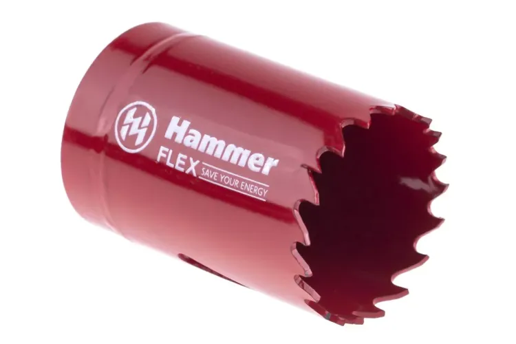 Коронка биметаллическая HAMMER Ф35х38мм 5/8" BiMETALL (224-007) купить в Сургуте