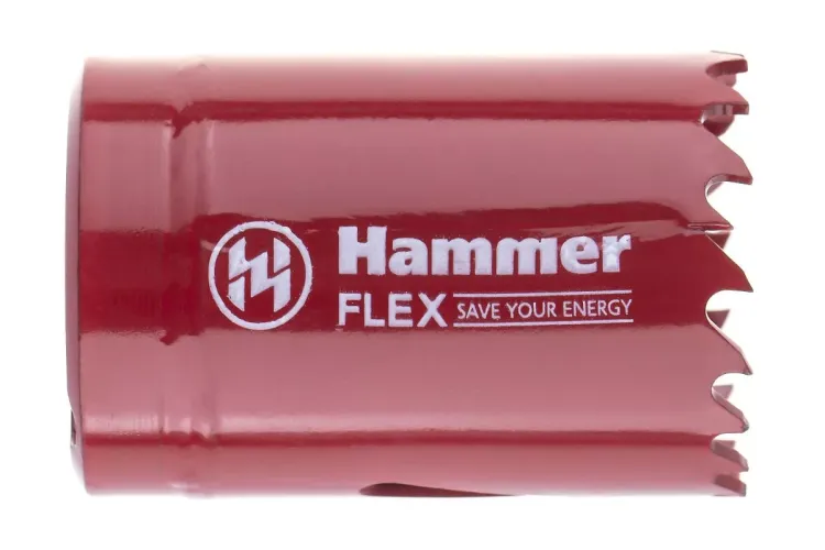 Коронка биметаллическая HAMMER Ф35х38мм 5/8" BiMETALL (224-007) купить в Сургуте