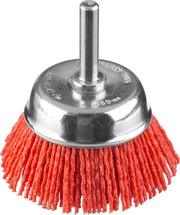 ЗУБР &quot;ПРОФЕССИОНАЛ&quot;. Щетка чашечная для дрели, нейлоновая проволока с абразивным покрытием, 50мм 35165-050_z02 купить в Сургуте