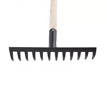 Грабли 12-зубые,310мм,с черенком,прямые СИБРТЕХ 61741 купить в Сургуте