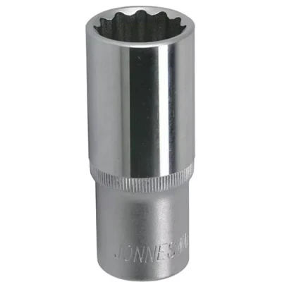 Головка торцевая 12-гранная глубокая 1/2"DR 16 мм S04HD4716 Jonnesway 49065