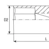 Головка торцевая 12-гранная глубокая 1/2"DR 16 мм S04HD4716 Jonnesway 49065 купить в Сургуте