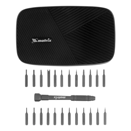 Набор для точных работ 26 в 1 Matrix, универсальный, сталь CrV 13567 купить в Сургуте