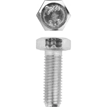 Болт ЗУБР &quot;МАСТЕР&quot; с шестигранной головкой, ГОСТ 7798-70, класс прочности 5.8, оцинкованный, M12x35мм, 5кг 303080-12-035 купить в Сургуте